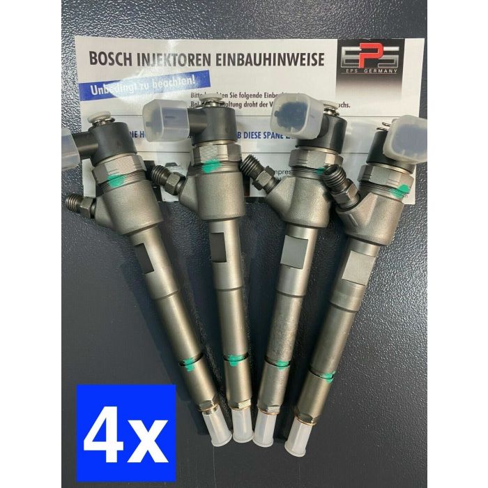 4x Einspritzdüse Injektor Bosch 0445110322 Lancia 55214192 1.3 Multijet  5520980